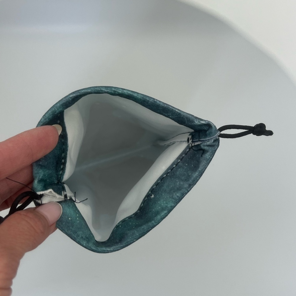 4/$20 🦋 Cat and Moon Soft Drawstring Pouch Tarot Cards Jewelry - Picture 5 of 5
